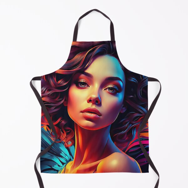 Item preview, Vivid Rhapsody - Colorful Essence Portrait designed and sold by Nick Seidel.