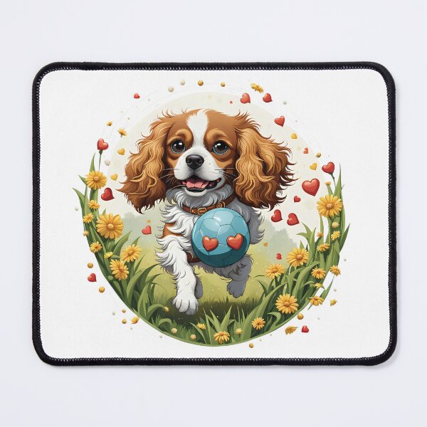 Item preview, Cute playful Cavalier King Charles designed and sold by Kaleddis.