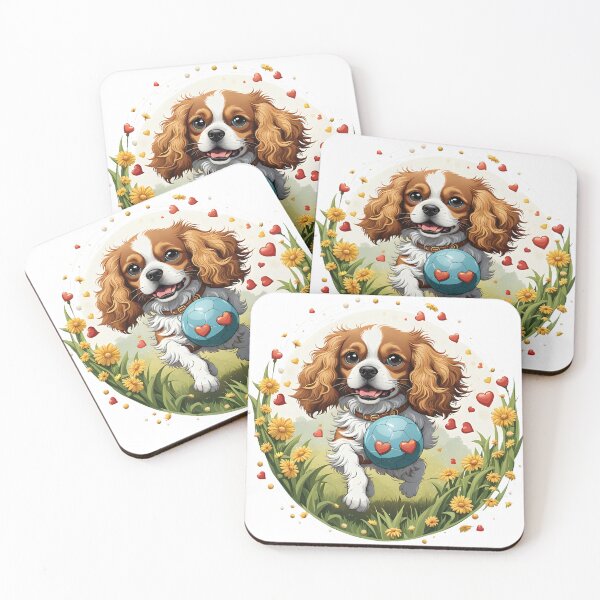 Item preview, Cute playful Cavalier King Charles designed and sold by Kaleddis.