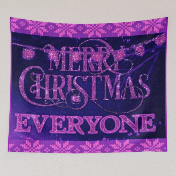 Item preview, Merry Christmas Everyone (Glitter Edition) designed and sold by asanaworld.