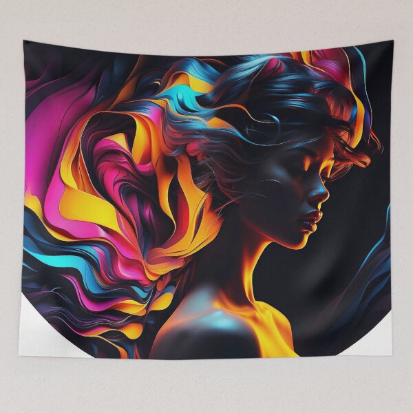 Item preview, Silhouette of Hues - Artistic Rhapsody designed and sold by Nick Seidel.
