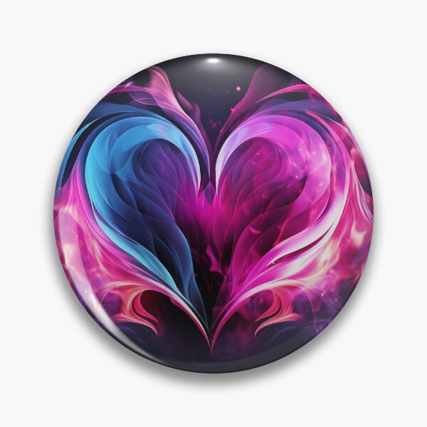 Item preview, abstract love heart made out of smoke designed and sold by janedewaard.