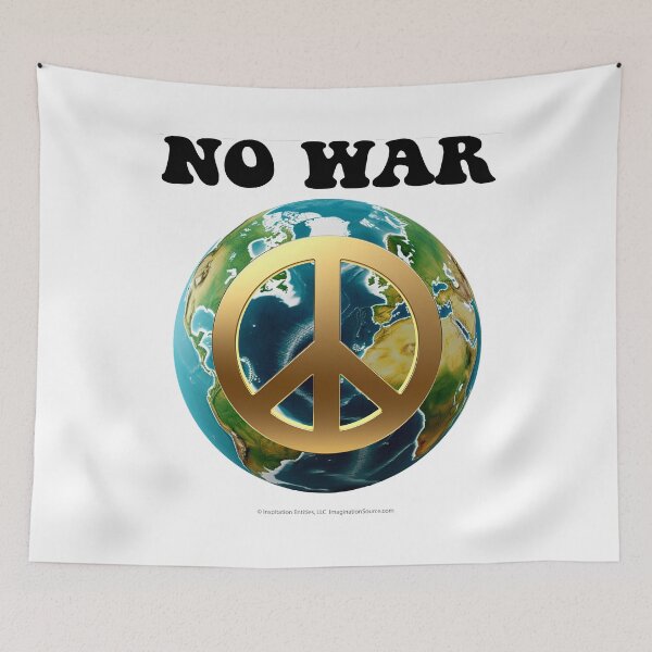 Item preview, No War World Peace-Organic designed and sold by The Imagination Source™.