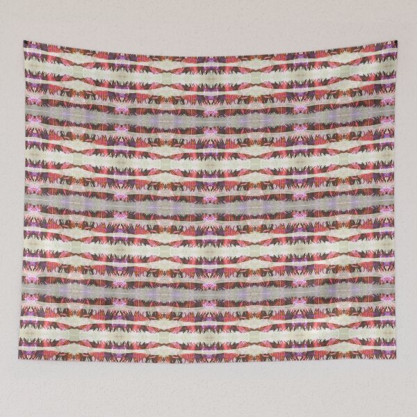 Item preview, Tinsel Feathers Monoprint Pattern designed and sold by vallisrowe.