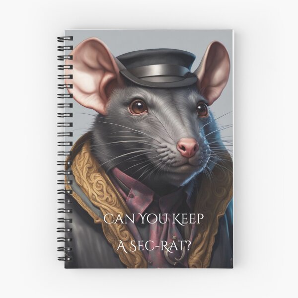 Item preview, Anamorphic Rat With Pun  designed and sold by Gabriela McDaniel.