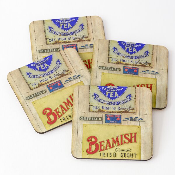 Item preview, Vintage Tea And Irish Stout Signs designed and sold by AJEvans.