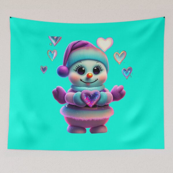Item preview, amethyst cute baby snowman designed and sold by ksfashionideas.