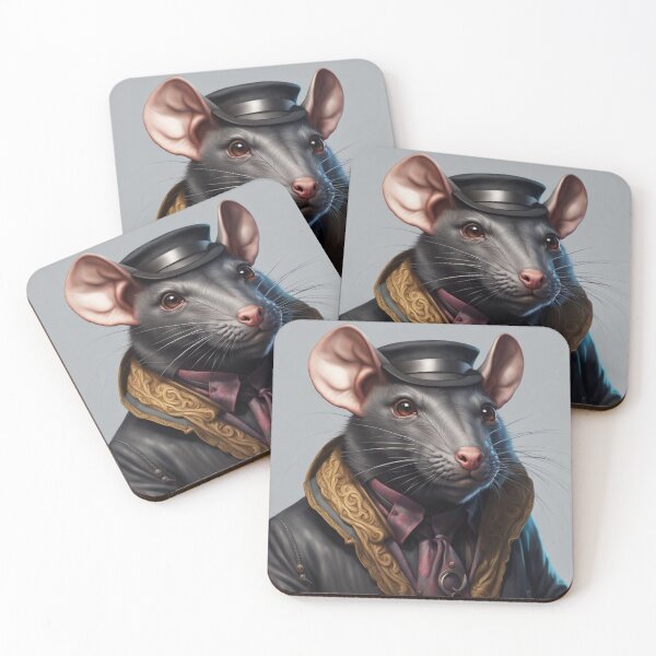 Item preview, Anamorphic Rat  designed and sold by Gabriela McDaniel.
