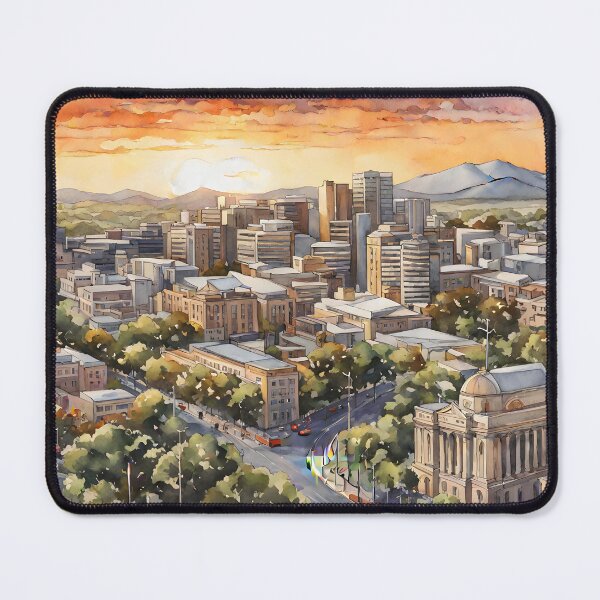 Item preview, Adelaide's Sunset Splendor in Watercolor Brushstrokes designed and sold by LSVart.