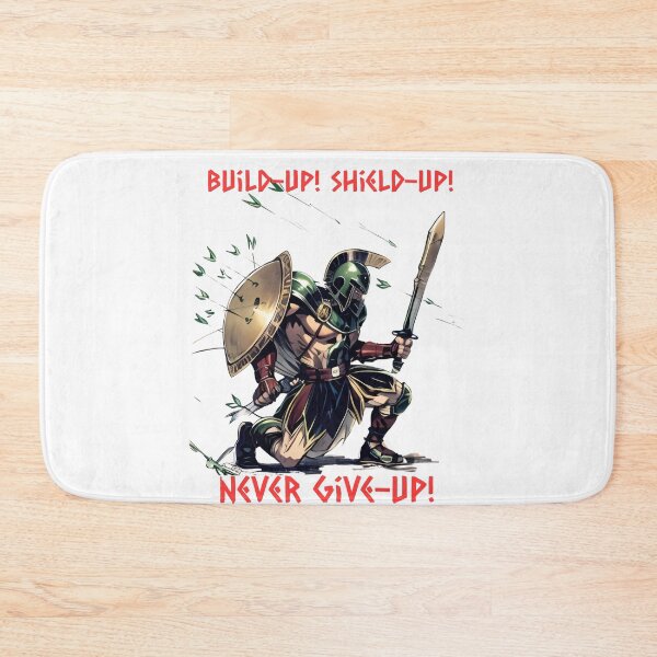 Item preview, Never Give Up. (Spartan) motivational print. designed and sold by BirthOfOptima.