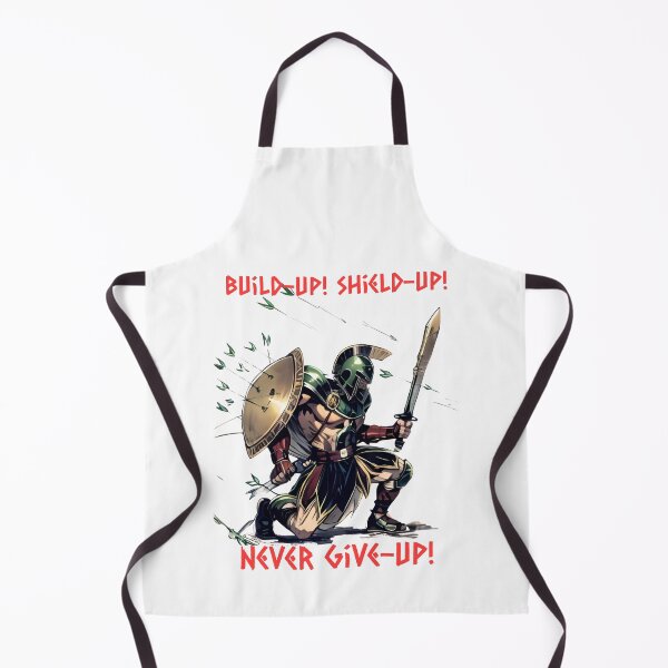 Item preview, Never Give Up. (Spartan) motivational print. designed and sold by BirthOfOptima.