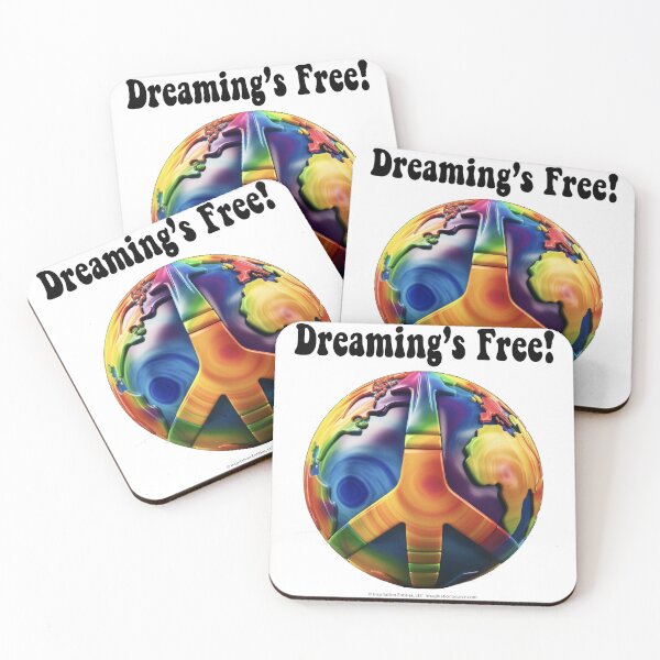 Artikelvorschau, Dreaming's Free For World Peace-Colorful entworfen und verkauft von The Imagination Source™.