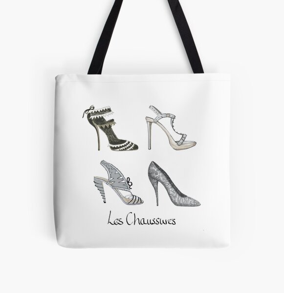 Les Chaussures All Over Print Tote Bag