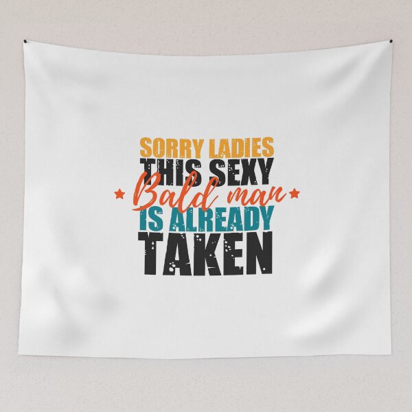 Item preview, Funny bald men quotes: Bald and bold designed and sold by The  Knick Knack Nook.
