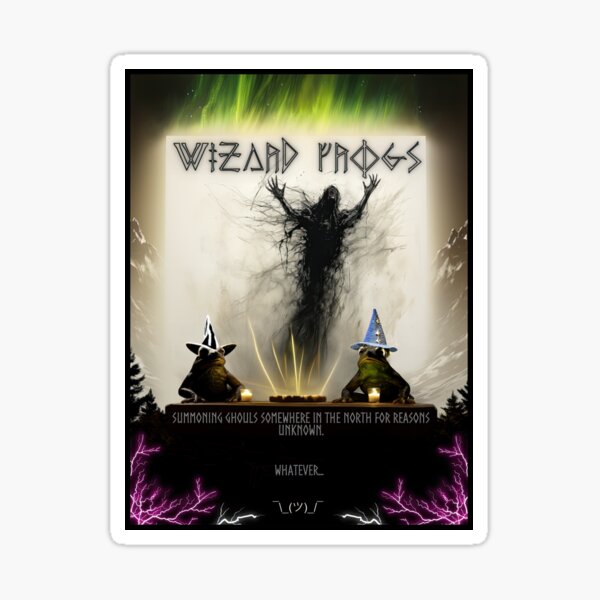 Wizard Frogs Sticker