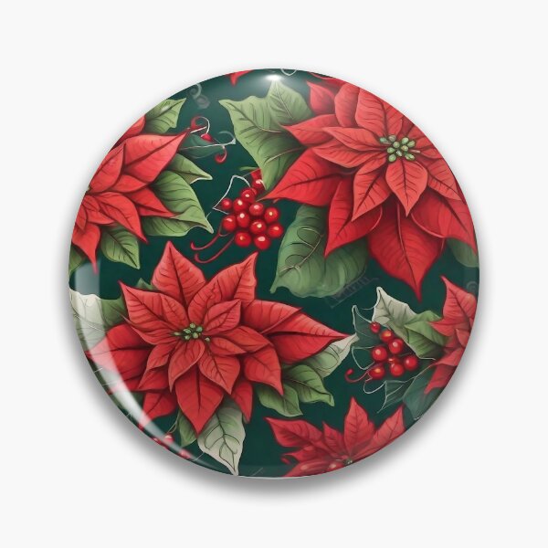 Item preview, Red poinsettia designed and sold by m-y-A-I-A-R-T-.