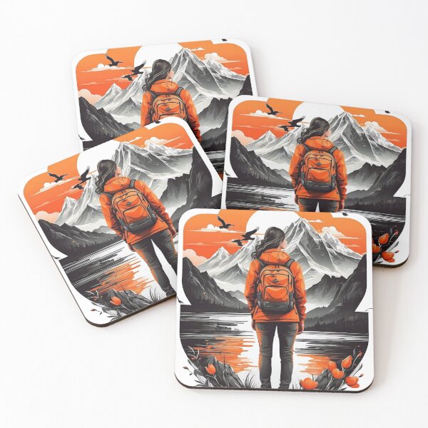 Item preview, Beautiful Sunset, Icy Mountain and Lake View designed and sold by Gollenmarket.