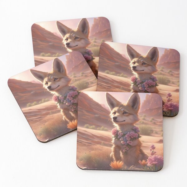 Item preview, Coyote In Desert Flowers designed and sold by Gabriela McDaniel.