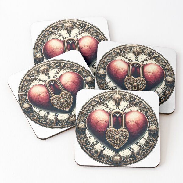 Item preview, Steampunk Heart Lock - Timeless Affection designed and sold by Pixel Dome.