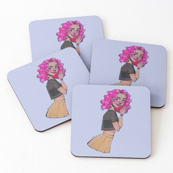 Item preview, Cute Girl with Pink Hair designed and sold by Astrixs2.
