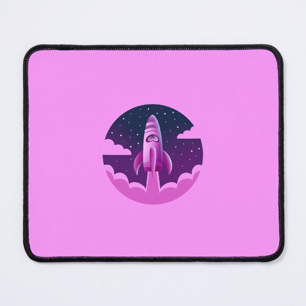 Item preview, Pink Rocketship designed and sold by Oli Heinola.