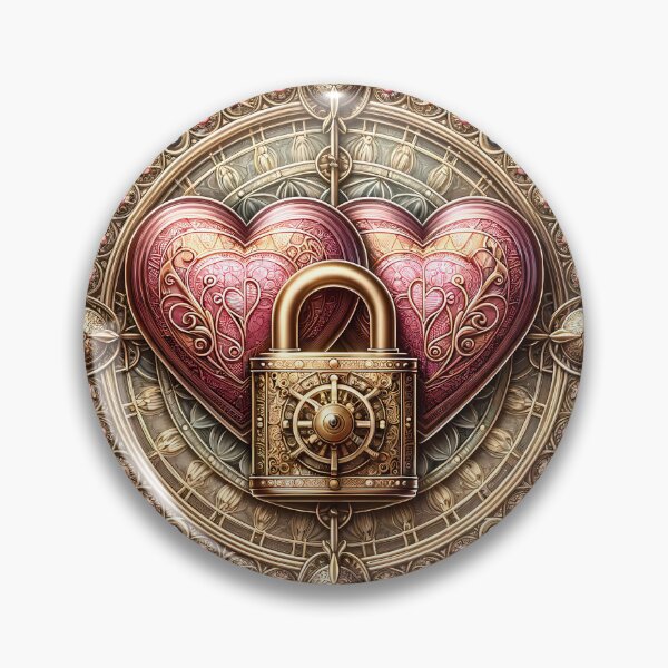Item preview, Eternal Love Mechanism - Ornate Steampunk Hearts designed and sold by Pixel Dome.