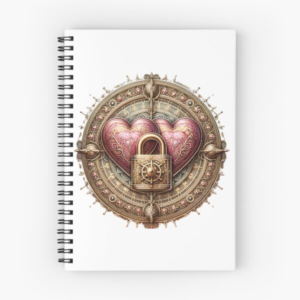 Item preview, Eternal Love Mechanism - Ornate Steampunk Hearts designed and sold by Pixel Dome.