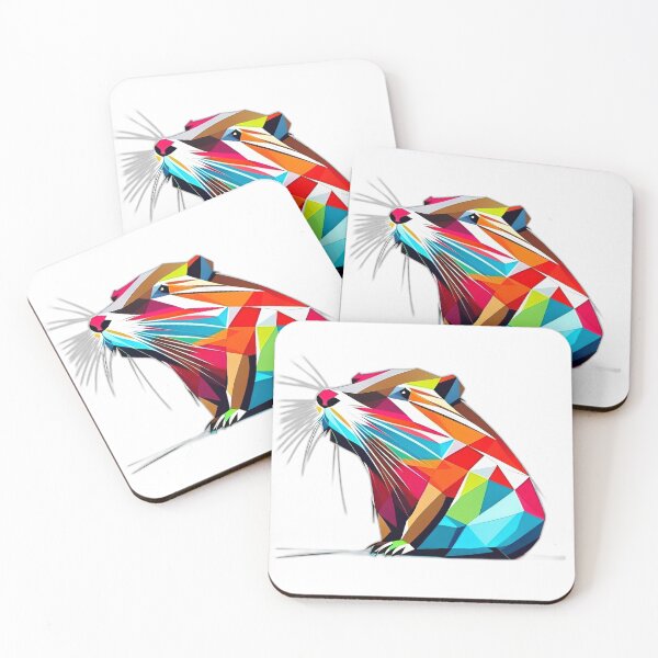 Item preview, The Colourful Curious Mouse Geometric designed and sold by Geonimalia.