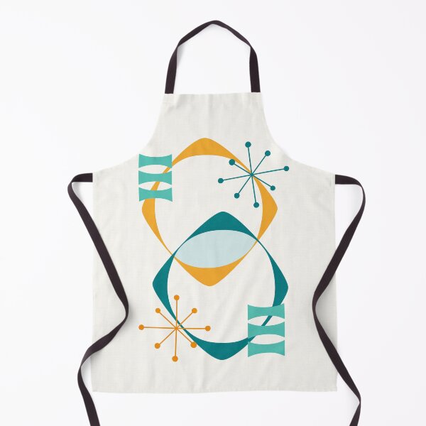 Item preview, Retro Mid Century Atomic Space Age 24 Teal, Aqua, Orange designed and sold by trdstudio.