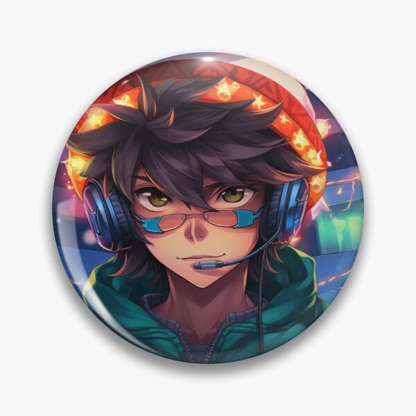 Item preview, Christmas Anime Gamer Boy - Selection 1 designed and sold by ArtsyChaosArt.