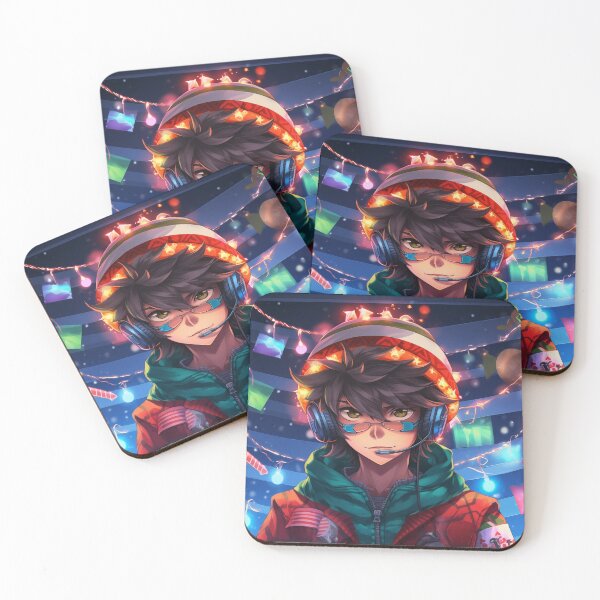 Item preview, Christmas Anime Gamer Boy - Selection 1 designed and sold by ArtsyChaosArt.