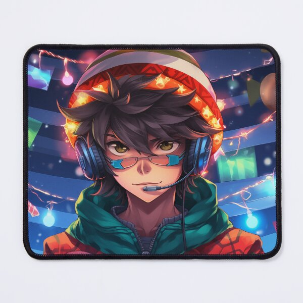 Item preview, Christmas Anime Gamer Boy - Selection 1 designed and sold by ArtsyChaosArt.