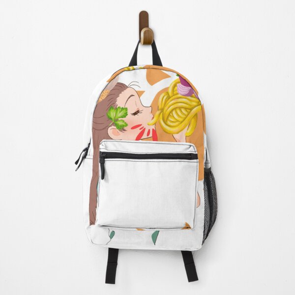 Item preview, Girl eating spaghetti with her hands designed and sold by Olojo.