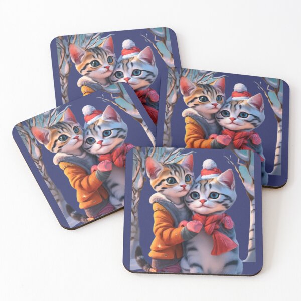 Item preview, Winter Tale with Kitten designed and sold by ksfashionideas.