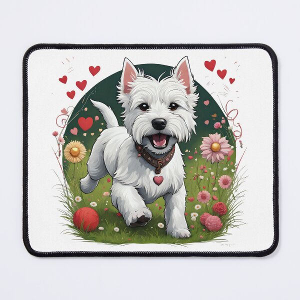 Item preview, Cute playful West Highland Terrier designed and sold by Kaleddis.