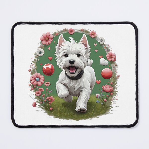 Item preview, Cute playful West Highland Terrier designed and sold by Kaleddis.