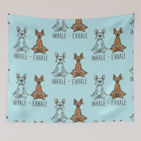 Item preview, Yoga, Puppy yoga, yoga puppy, relax, puppy, dog designed and sold by IgErSTYLE.
