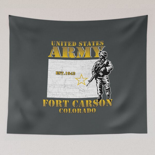 Item preview, Colorado Fort Carson Colorado Flag designed and sold by Izaiah Wiegand.