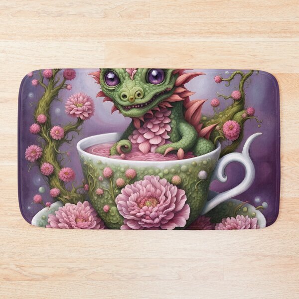 Item preview, Floral Tea Dragon designed and sold by Feebleeona.