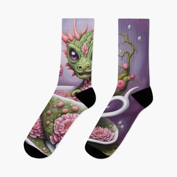 Item preview, Floral Tea Dragon designed and sold by Feebleeona.