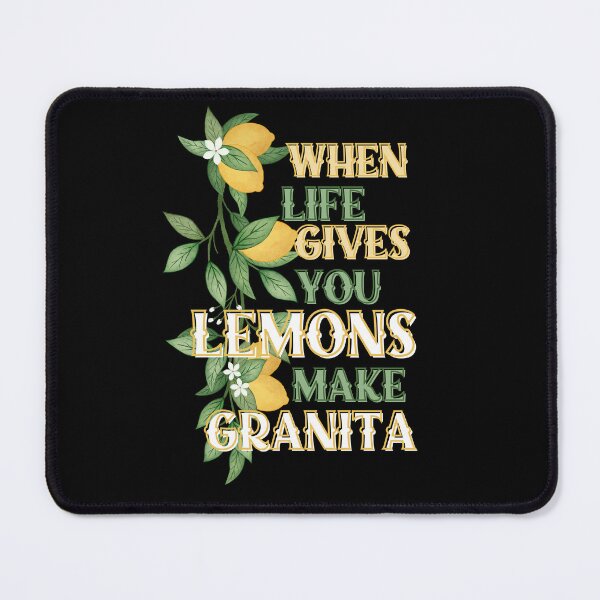Item preview, When Life Gives you lemons, Make Granita designed and sold by Fr0mtheMachine.