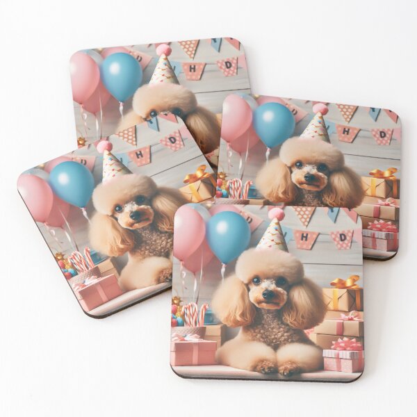 Item preview, Miniature Poodle Birthday  designed and sold by fatbanana.