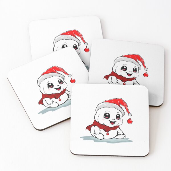 Item preview, Cute Christmas ghost  designed and sold by Nooshin Mehrvarz.
