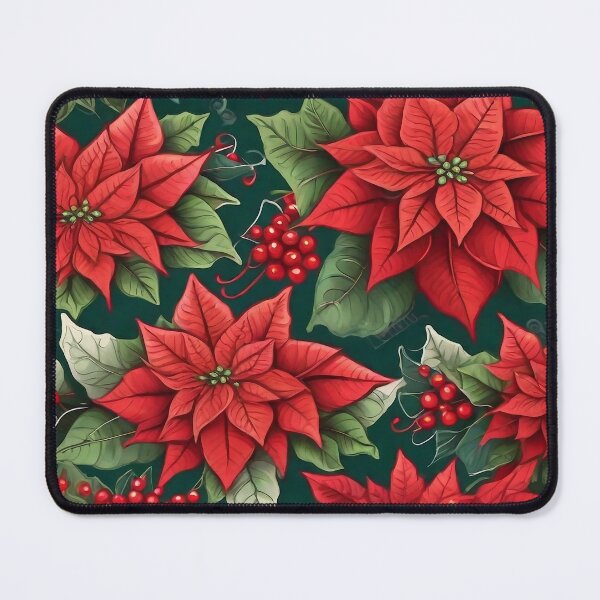 Item preview, Red poinsettia designed and sold by m-y-A-I-A-R-T-.