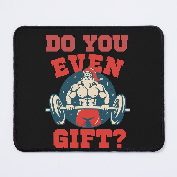 Item preview, Santa Claus weightlifting and gifting designed and sold by Castle-Kojin.