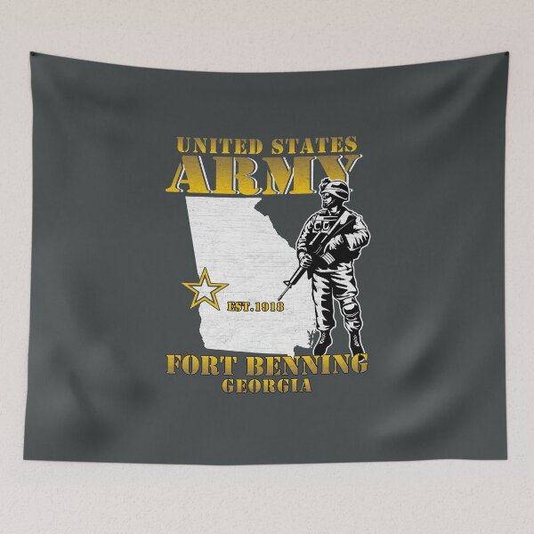 Item preview, Georgia Fort Benning Georgia Map designed and sold by Izaiah Wiegand.