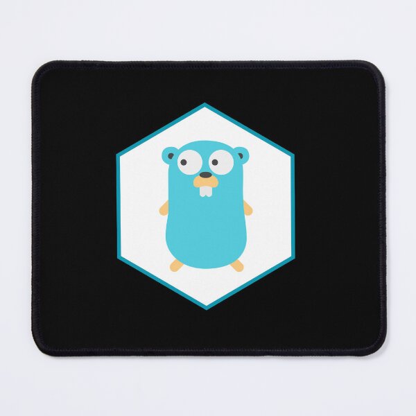 Item preview, Golang Gopher GO hexagon ,Lang Programming Programmer  designed and sold by Redstrawberry13.