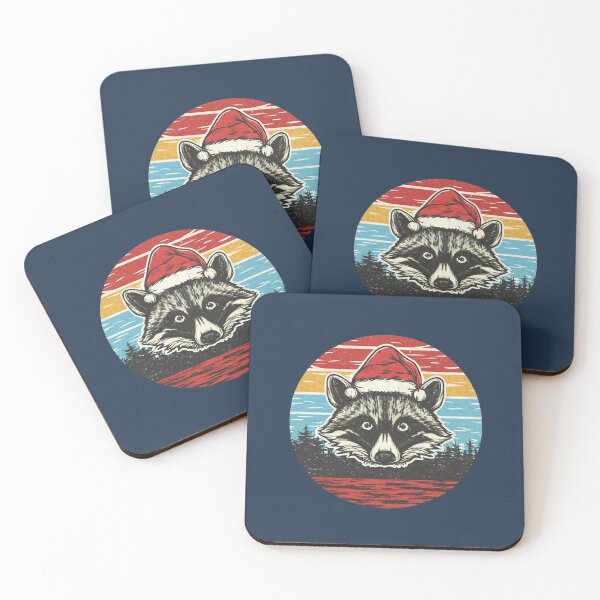 Item preview, Funny Christmas Raccoon Sunset for Raccoon Lovers designed and sold by SwanAndStone.
