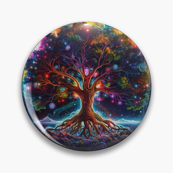 Item preview, Árbol místico del universo nocturno designed and sold by Clock-Designer.