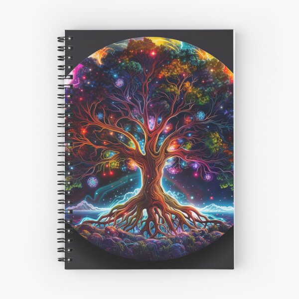 Artikelvorschau, Mystischer Baum des nächtlichen Universums entworfen und verkauft von Clock-Designer.